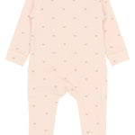 THE NEW SIBLINGS | Nova l_s wrap jumpsuit silver peony AOP