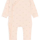 THE NEW SIBLINGS | Nova l_s wrap jumpsuit silver peony AOP