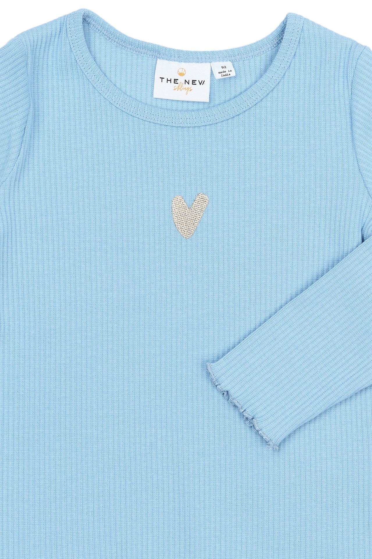 THE NEW SIBLINGS | Rianna l_s rib tee forever blue
