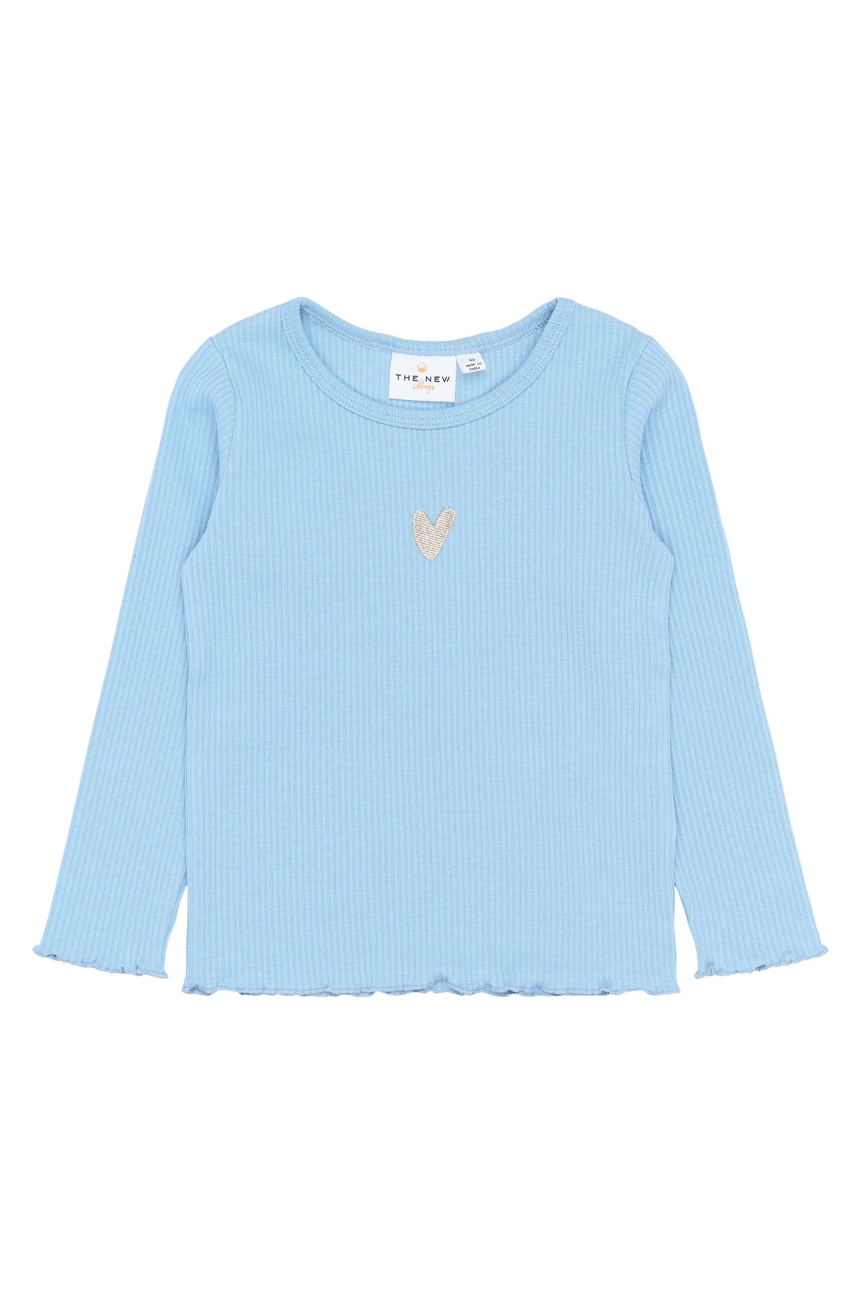 THE NEW SIBLINGS | Rianna l_s rib tee forever blue