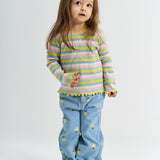 THE NEW SIBLINGS | Saja regular fit jeans light blue denim EMB