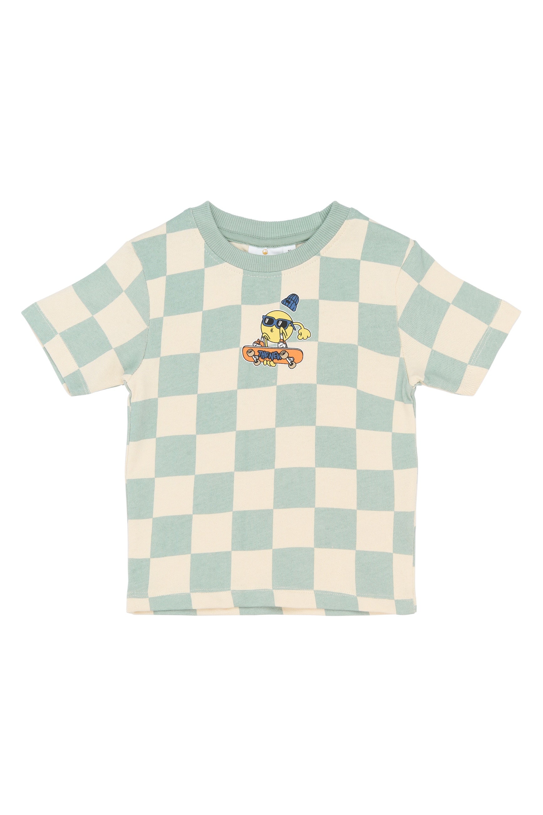 THE NEW SIBLINGS | Sebastian ss tee- aqua gray