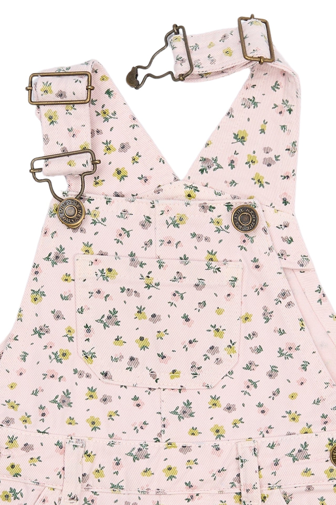THE NEW SIBLINGS | Sif denim dungarees light lilac AOP