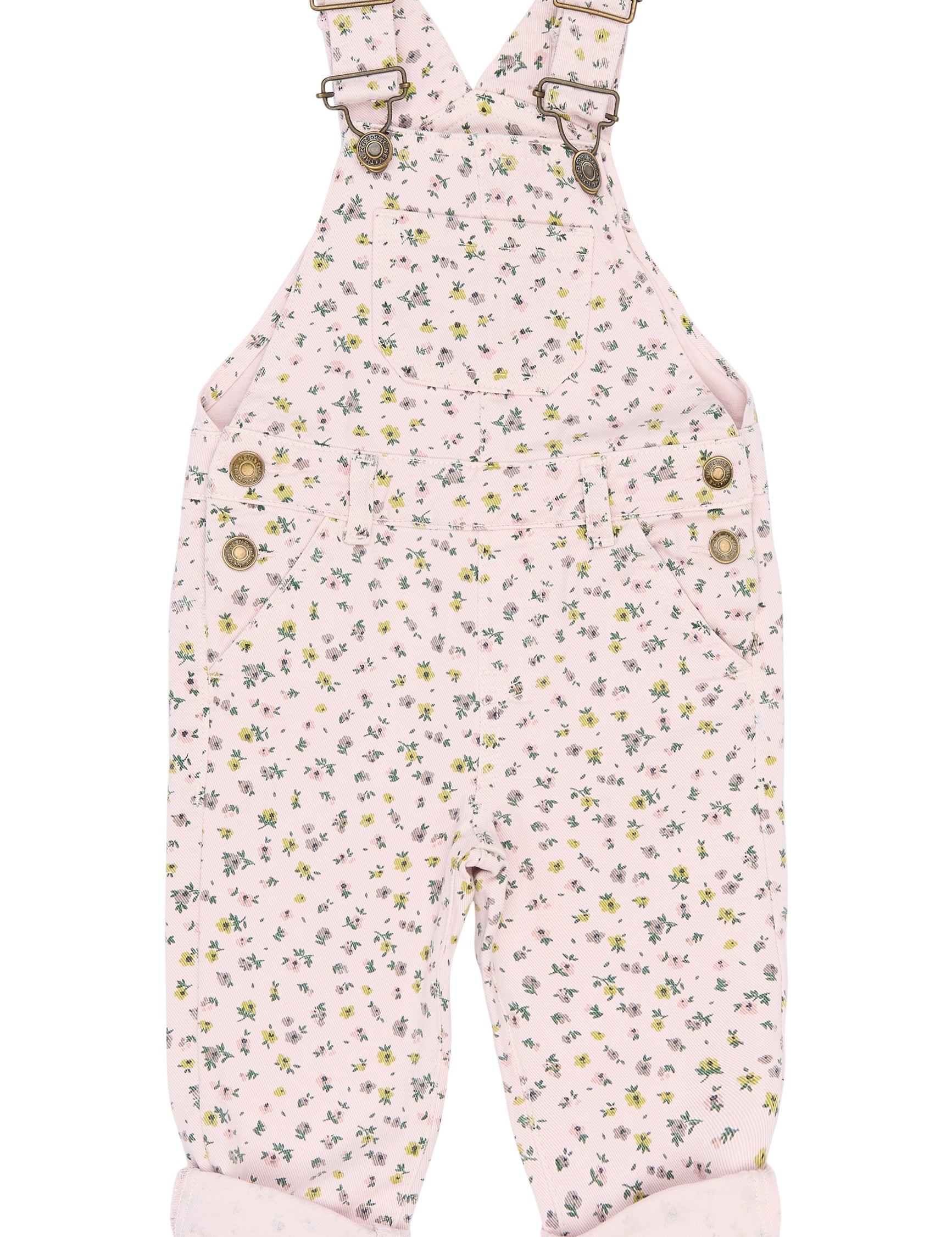 THE NEW SIBLINGS | Sif denim dungarees light lilac AOP