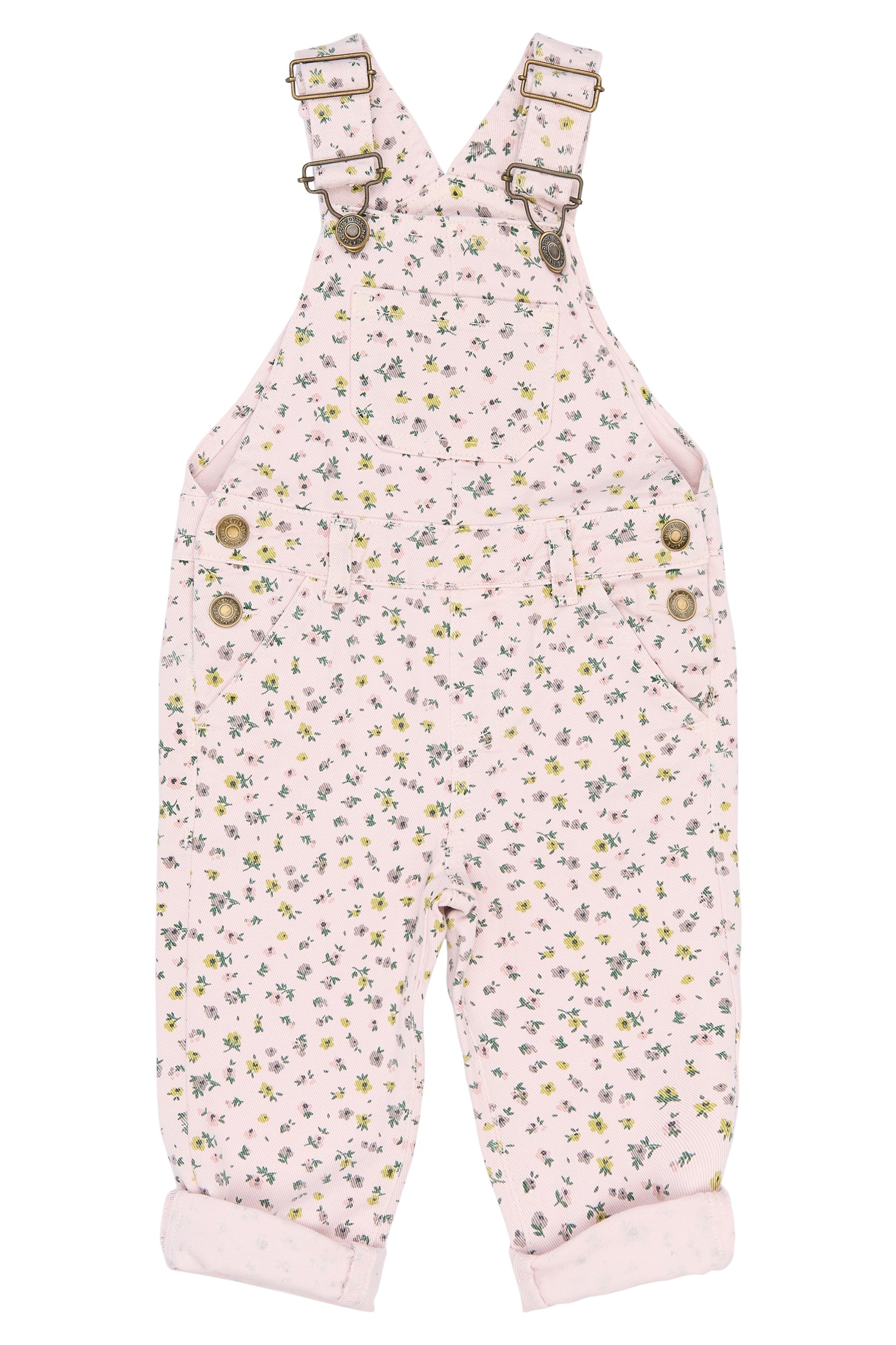 THE NEW SIBLINGS | Sif denim dungarees light lilac AOP