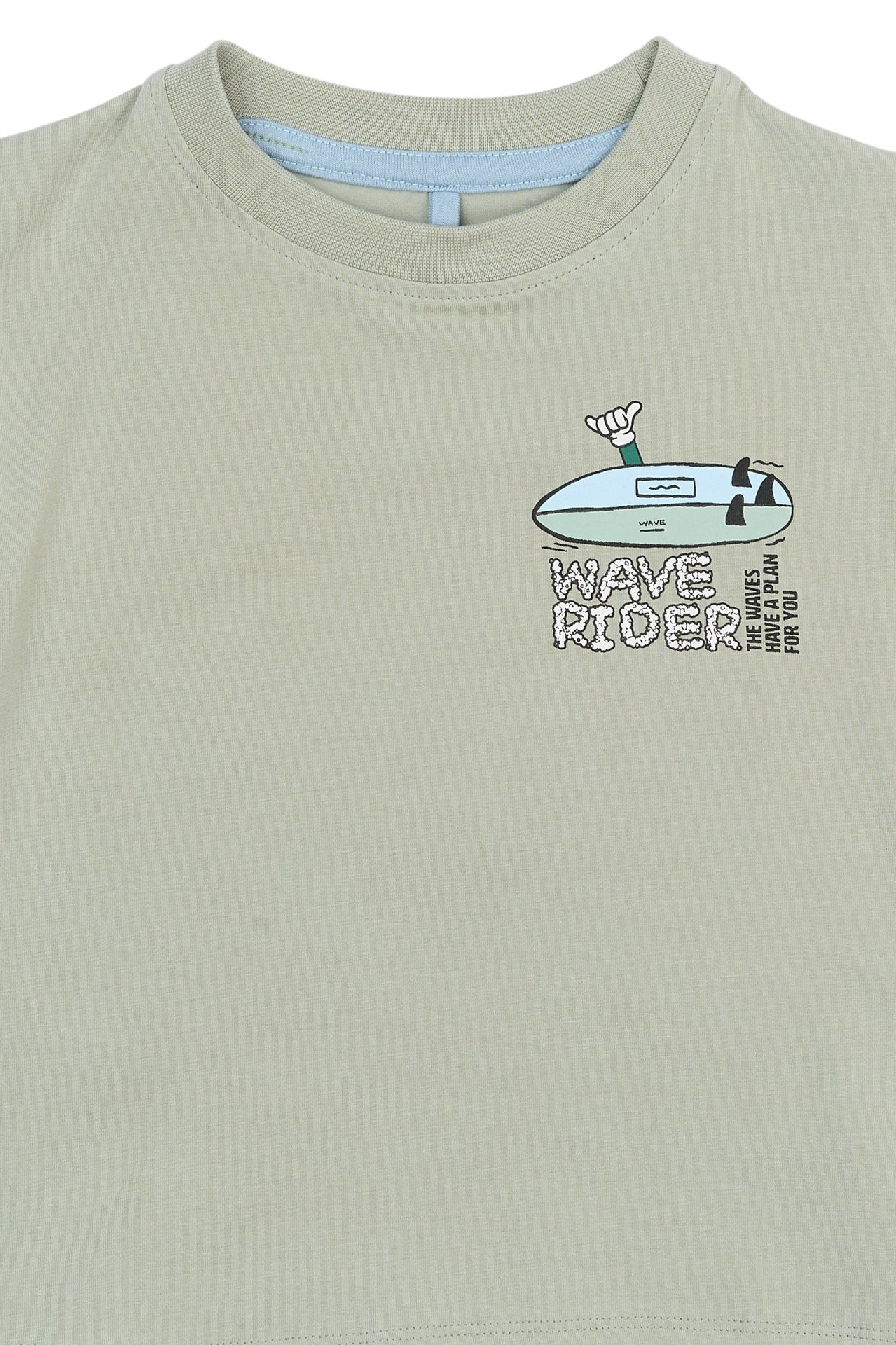 THE NEW SIBLINGS | Sigurd s_s tee aqua gray