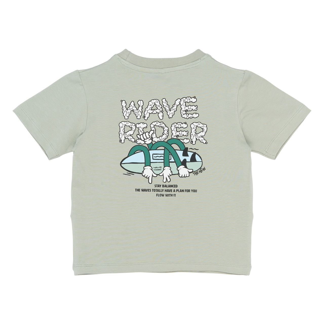 THE NEW SIBLINGS | Sigurd s_s tee aqua gray