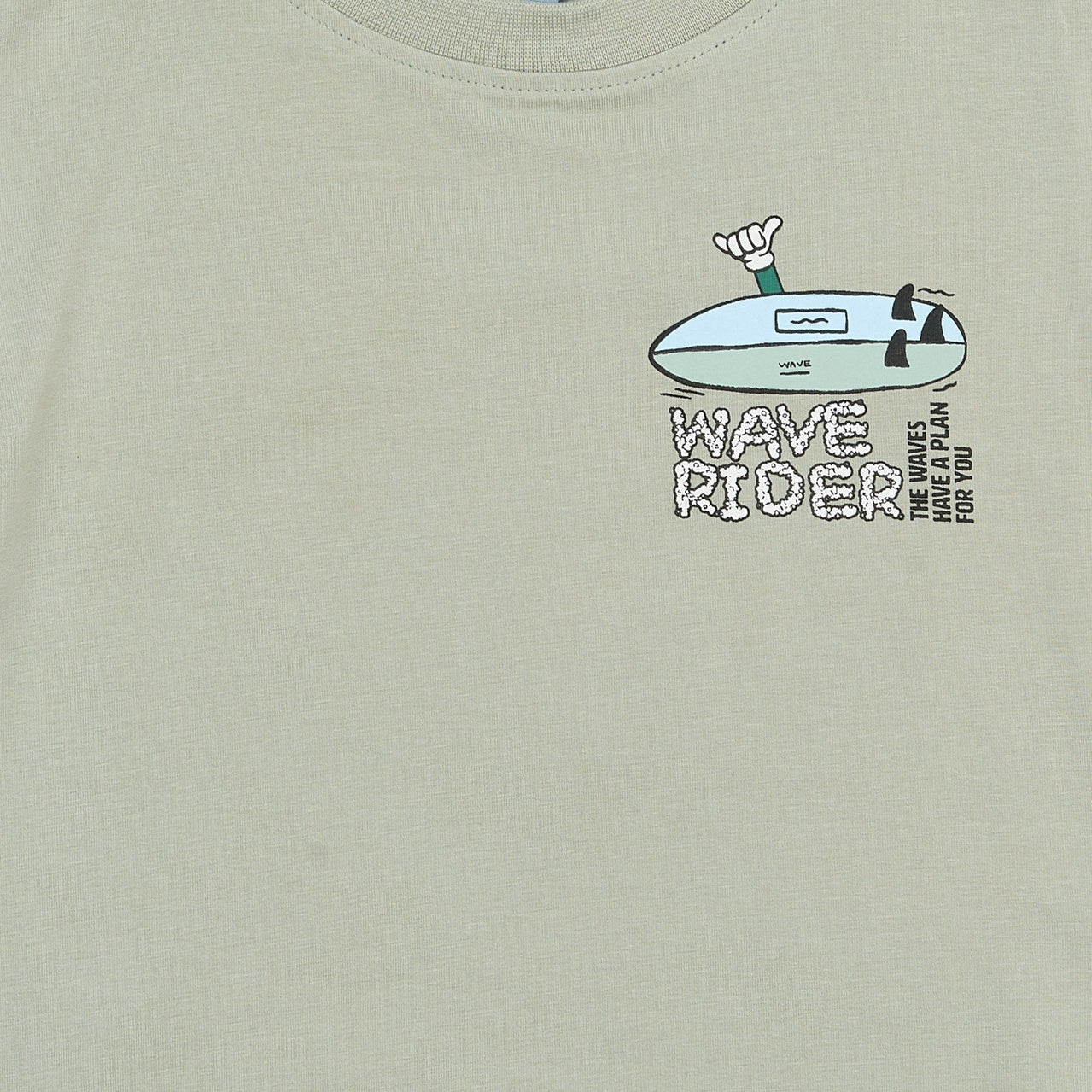 THE NEW SIBLINGS | Sigurd s_s tee aqua gray