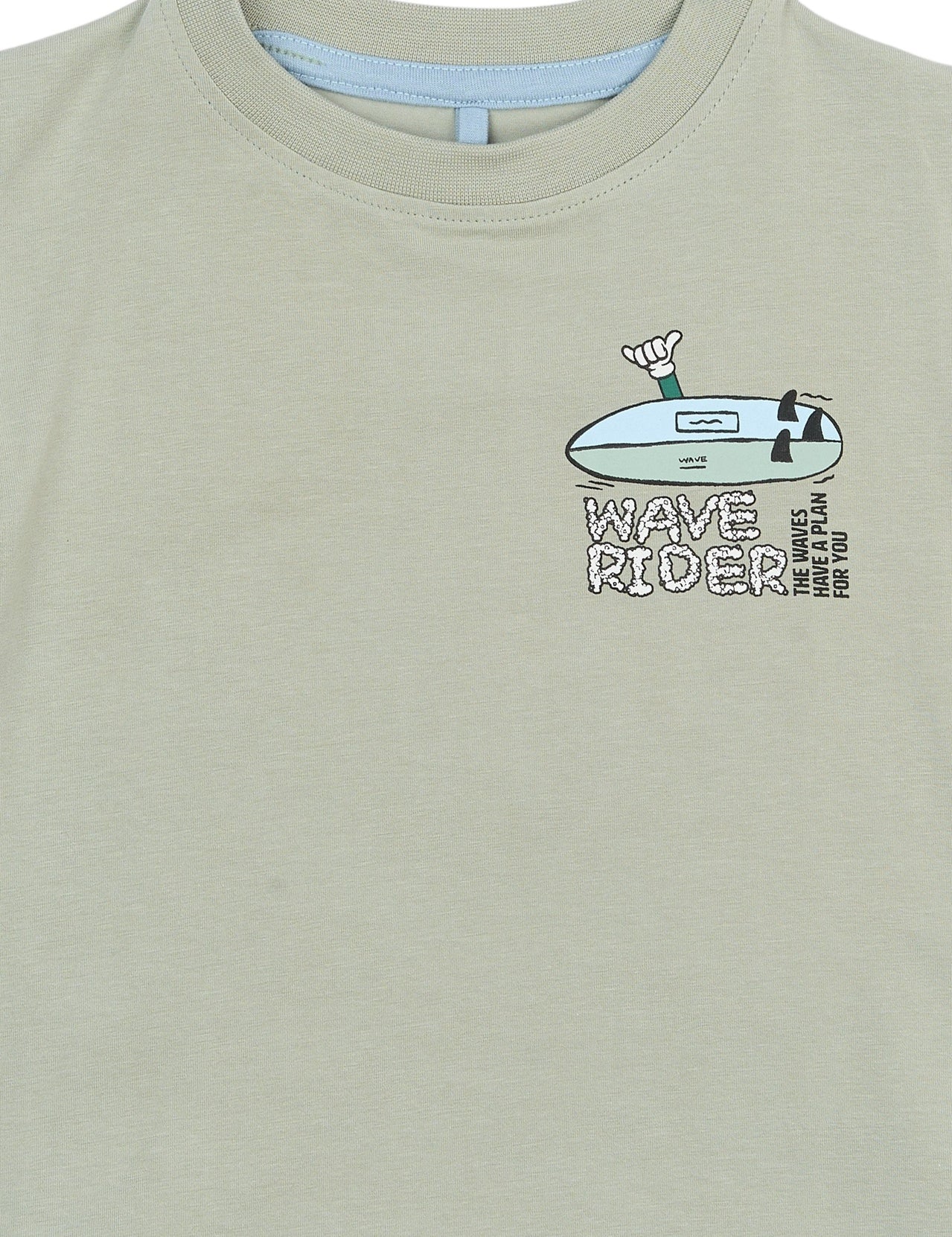 THE NEW SIBLINGS | Sigurd s_s tee aqua gray