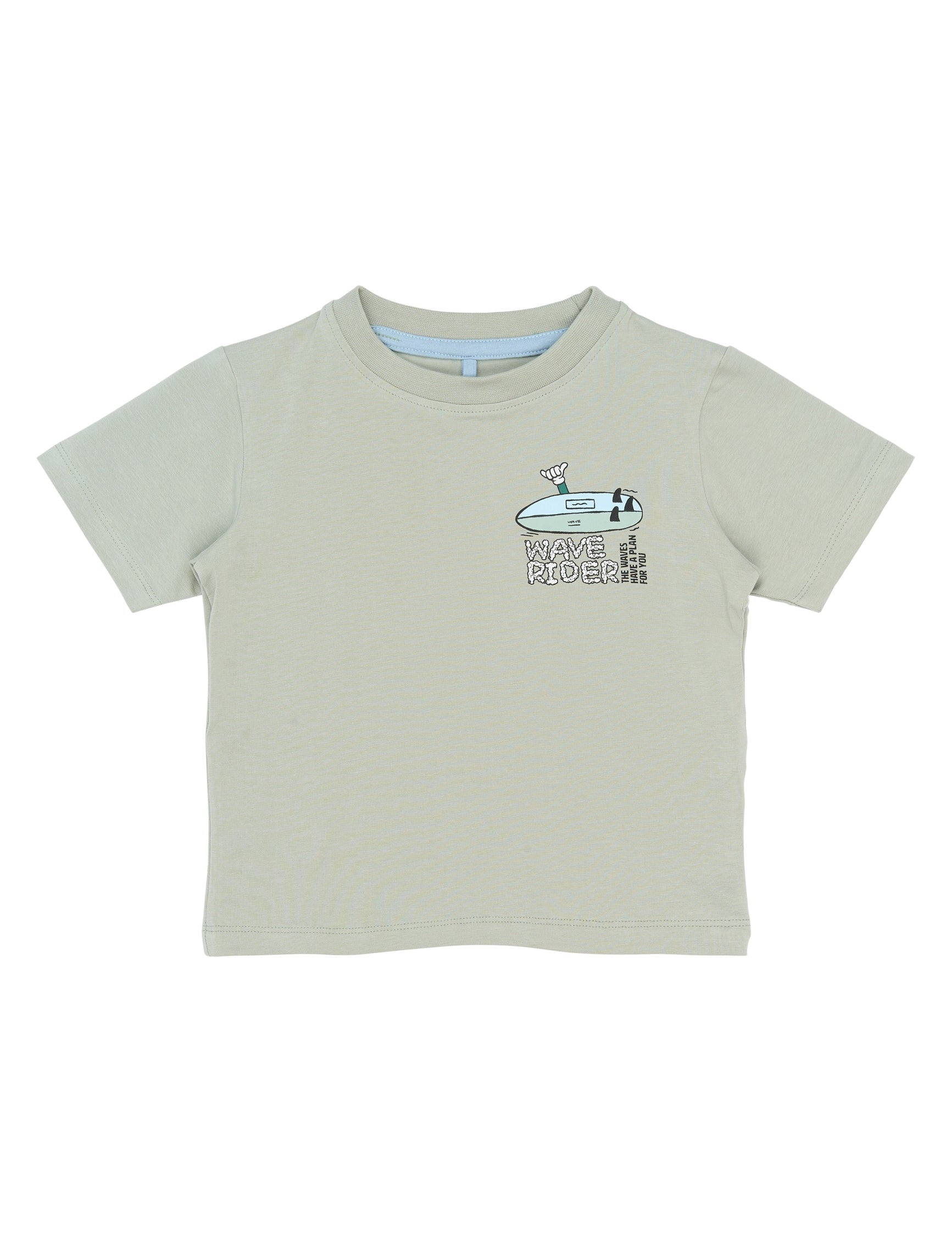 THE NEW SIBLINGS | Sigurd s_s tee aqua gray