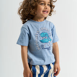 THE NEW SIBLINGS | Silas baggy pants true blue striped