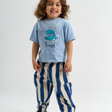THE NEW SIBLINGS | Silas baggy pants true blue striped