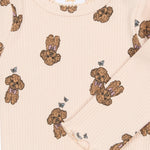 THE NEW SIBLINGS | Sona l_s rib body silver peony AOP