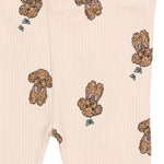THE NEW SIBLINGS | Sona rib leggings silver peony AOP