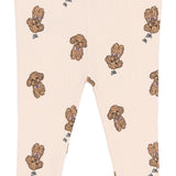 THE NEW SIBLINGS | Sona rib leggings silver peony AOP