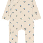 THE NEW SIBLINGS | Soon l_s wrap jumpsuit gardenia AOP
