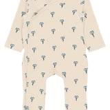THE NEW SIBLINGS | Soon l_s wrap jumpsuit gardenia AOP
