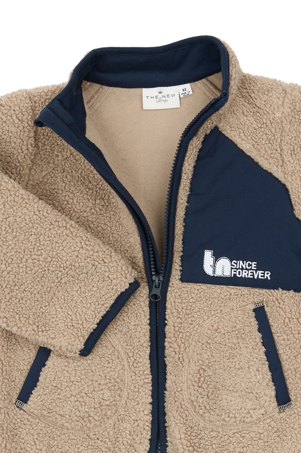 THE NEW SIBLINGS | Stormy uni teddy jacket navy blazer