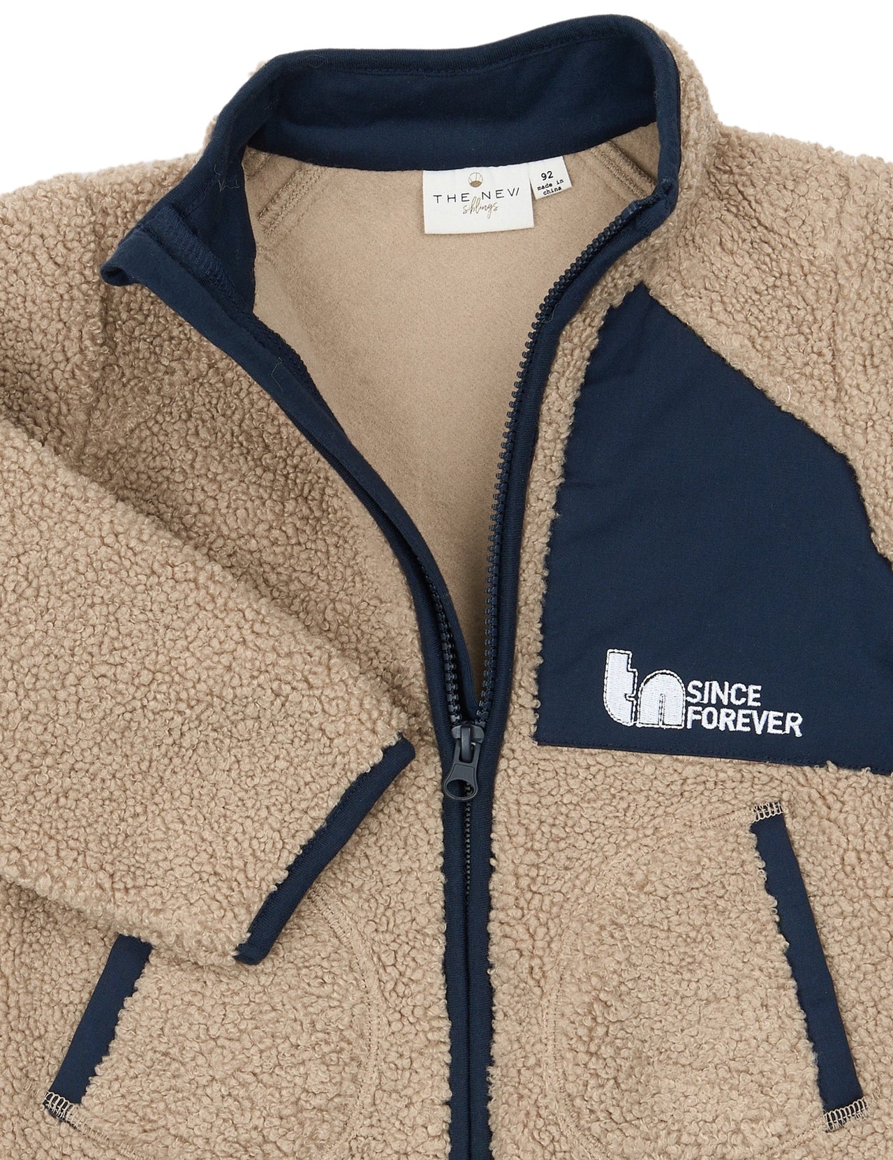THE NEW SIBLINGS | Stormy uni teddy jacket navy blazer