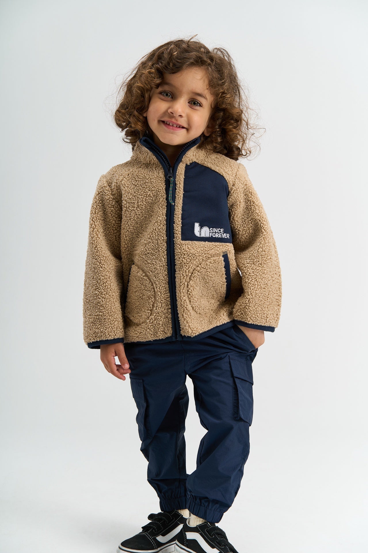 THE NEW SIBLINGS | Stormy uni teddy jacket navy blazer