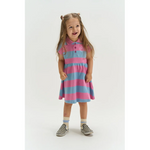THE NEW SIBLINGS Tara os s_s dress cashmere rose striped