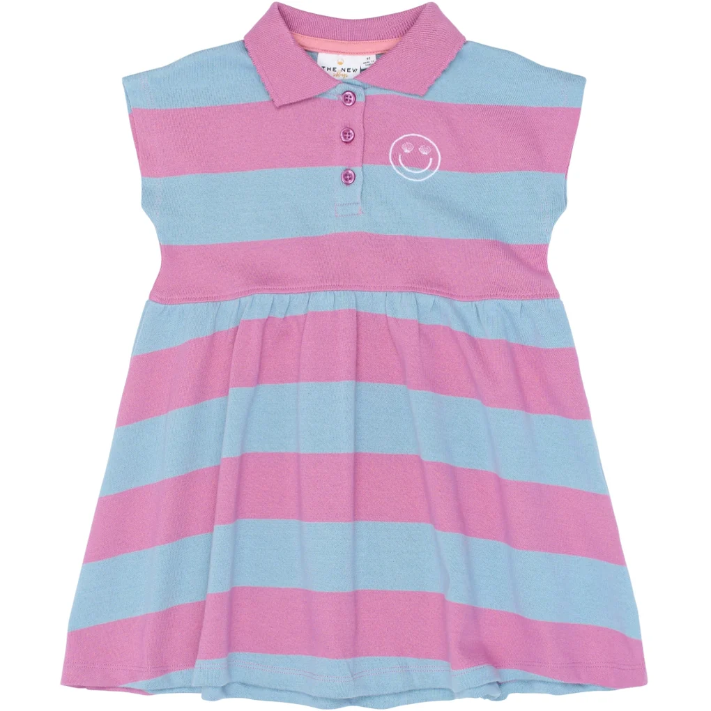 THE NEW SIBLINGS Tara os s_s dress cashmere rose striped