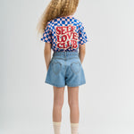 THE NEW |Samantha regular fit denim shorts - light blue denim