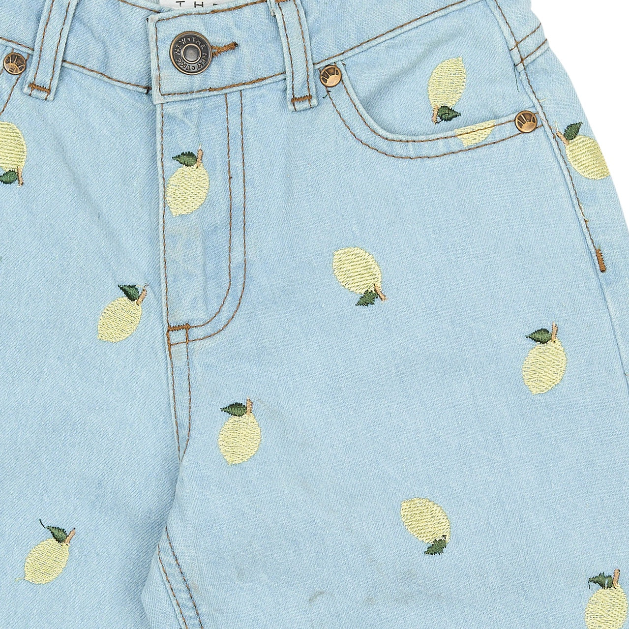 THE NEW | Sia wide fit jeans - light blue denim EMB