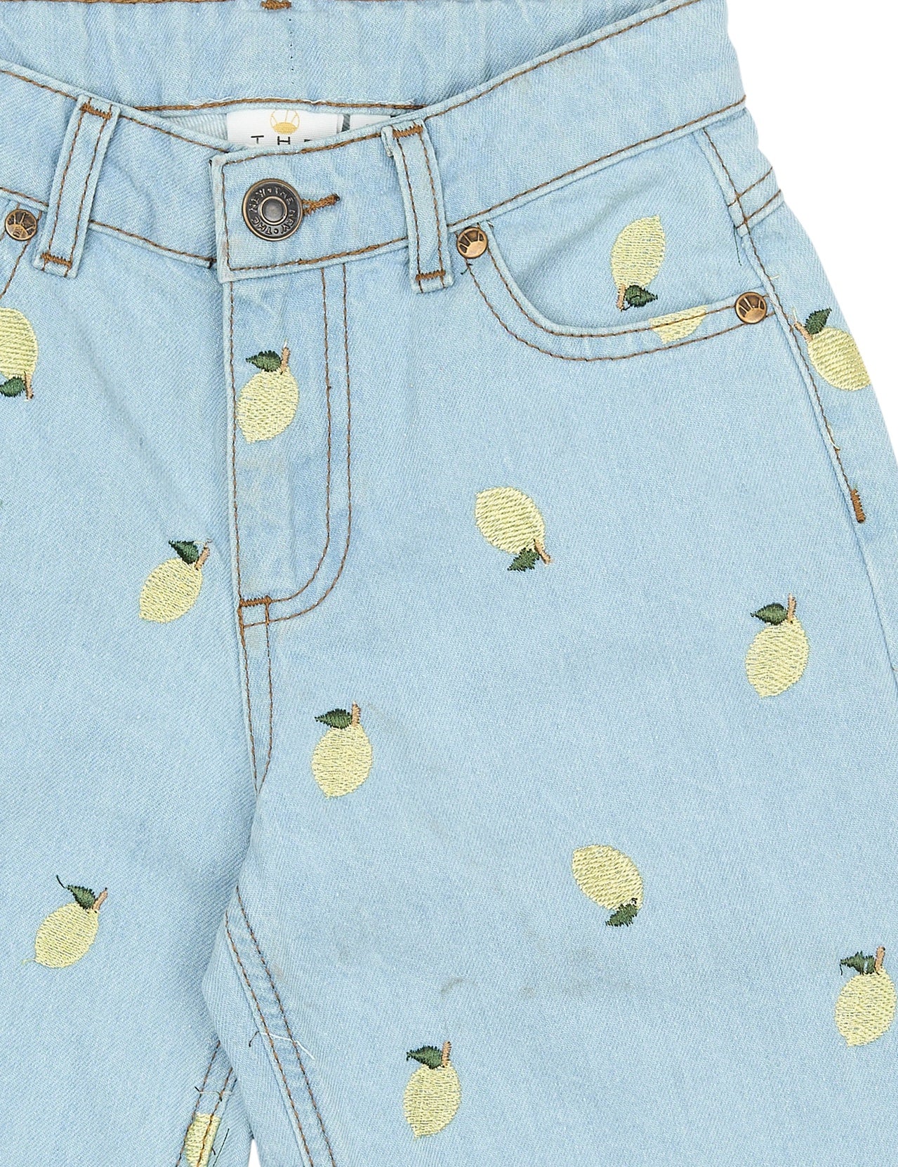 THE NEW | Sia wide fit jeans - light blue denim EMB