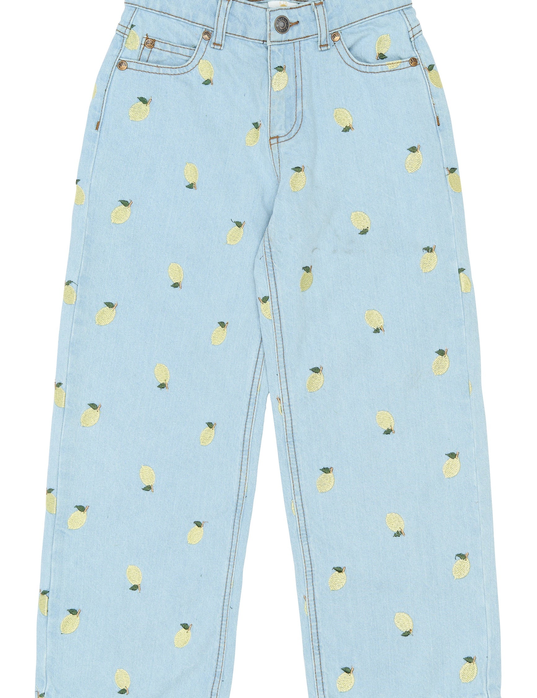 THE NEW | Sia wide fit jeans - light blue denim EMB