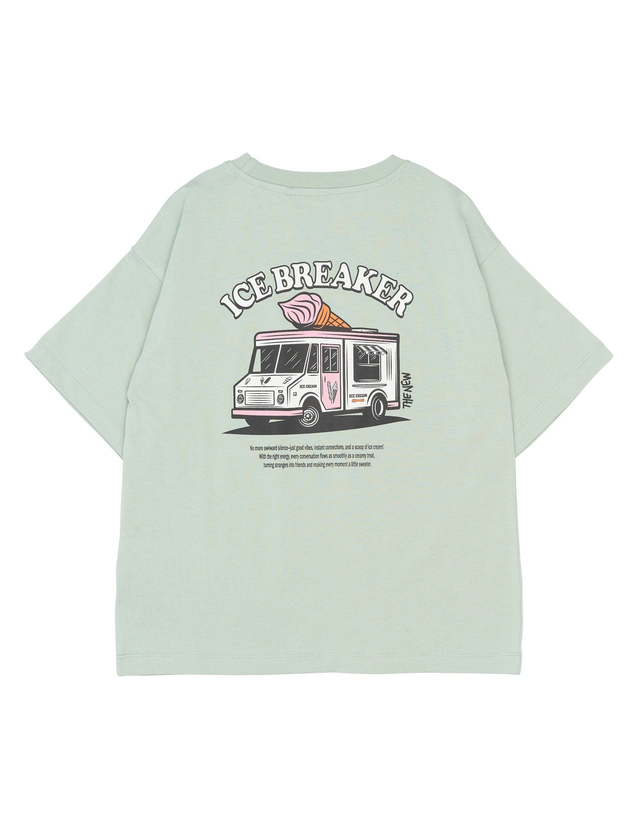 THE NEW | Stefano os s_s tee aqua gray