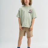 THE NEW | Stefano os s_s tee aqua gray