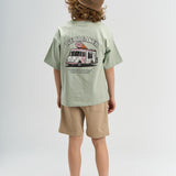 THE NEW | Stefano os s_s tee aqua gray