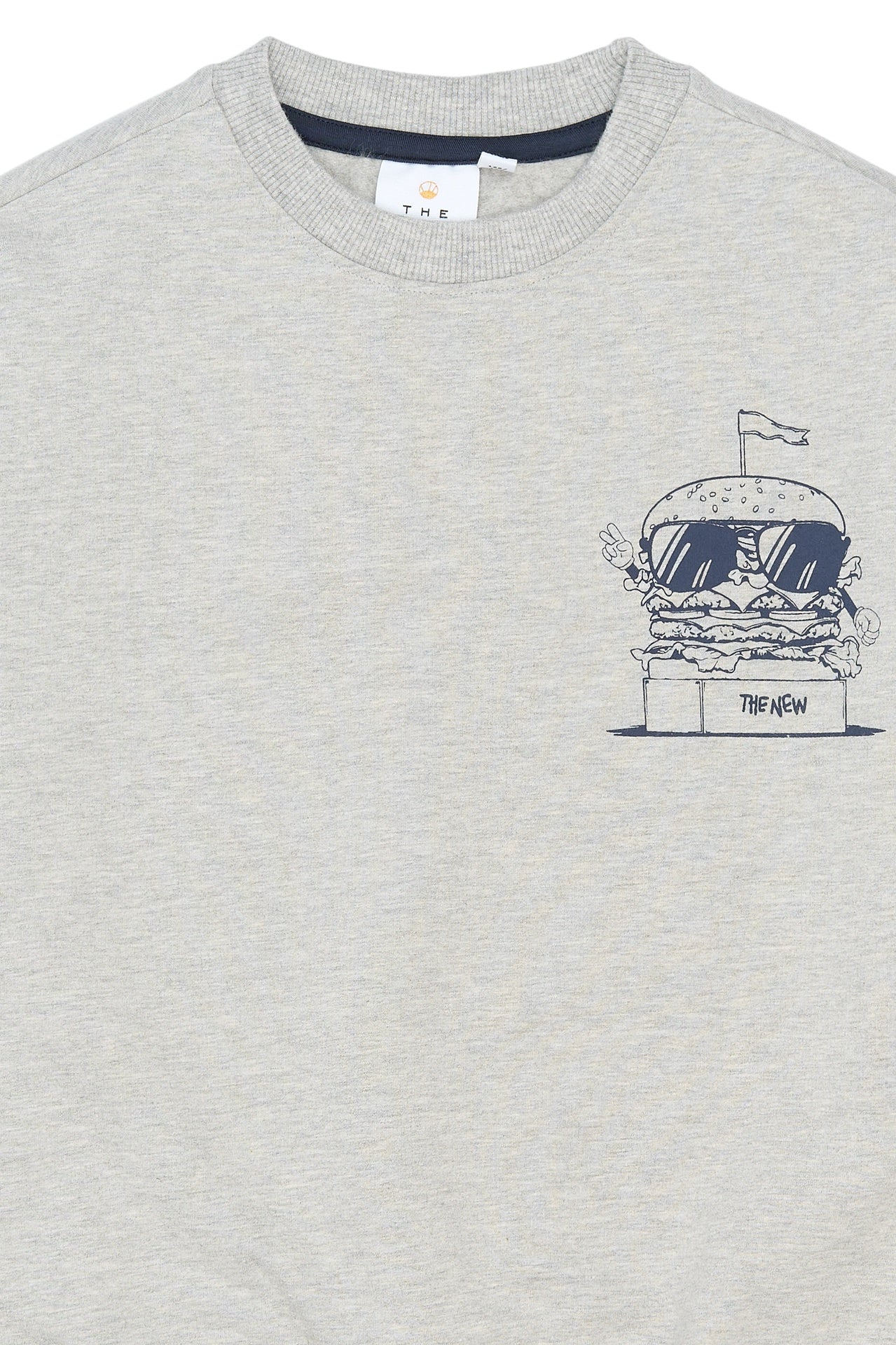 THE NEW |Stevie os sweatshirt- light grey melange