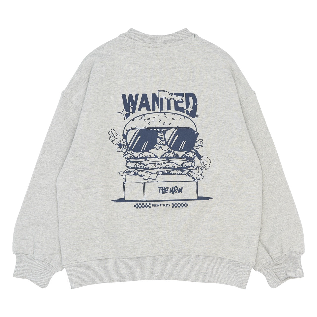 THE NEW |Stevie os sweatshirt- light grey melange
