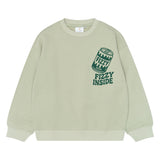 The New | TNValentino OS Sweatshirt | Mineral Gray