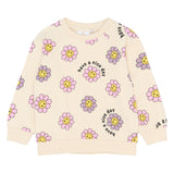 THE NEW SIBLINGS | Saga sweatshirt gardenia AOP