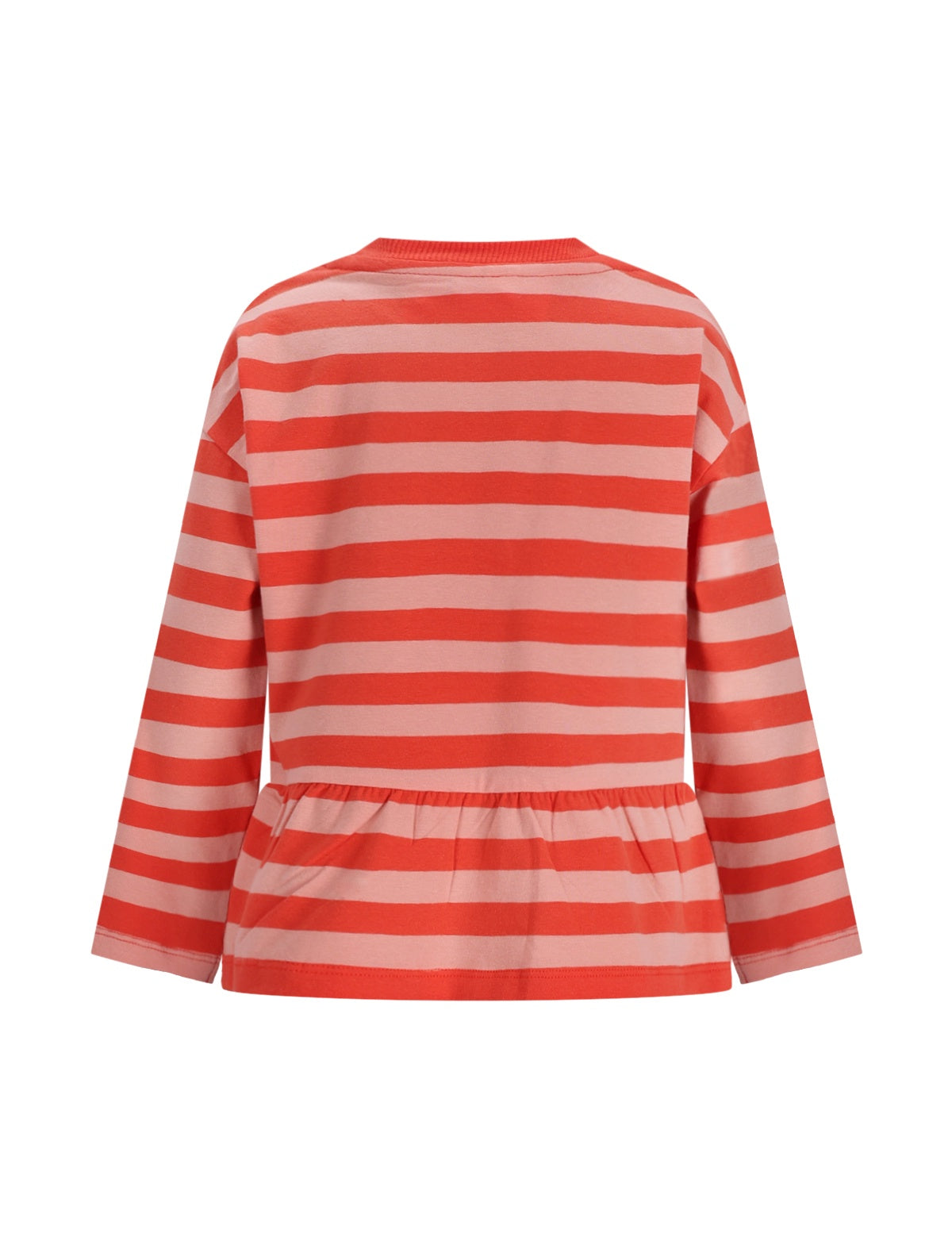 The New Chapter | T-shirt Loua red pink stripes