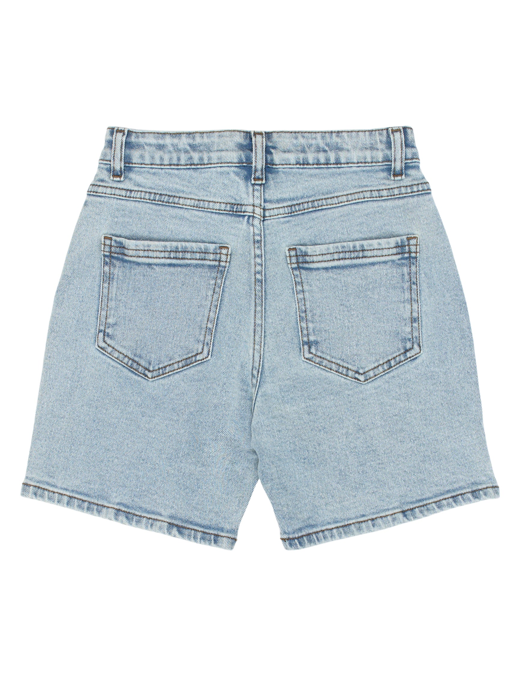 The New Josh denim shorts light blue denim