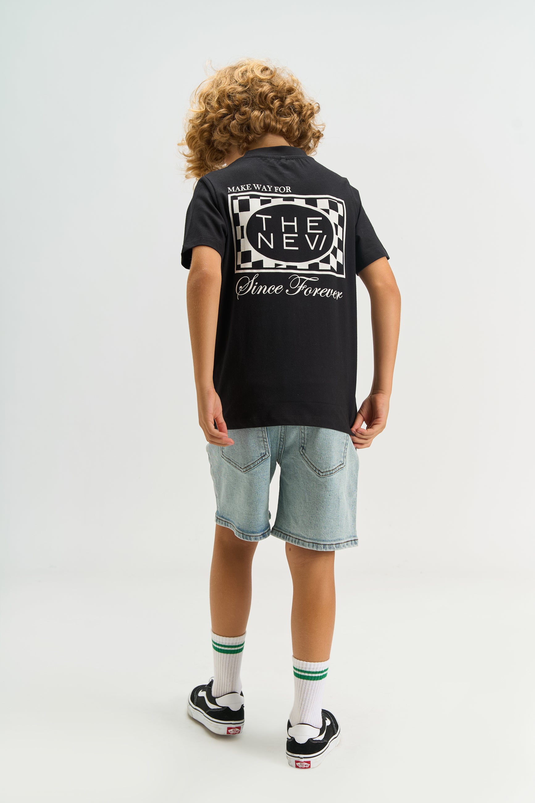 The New Josh denim shorts light blue denim