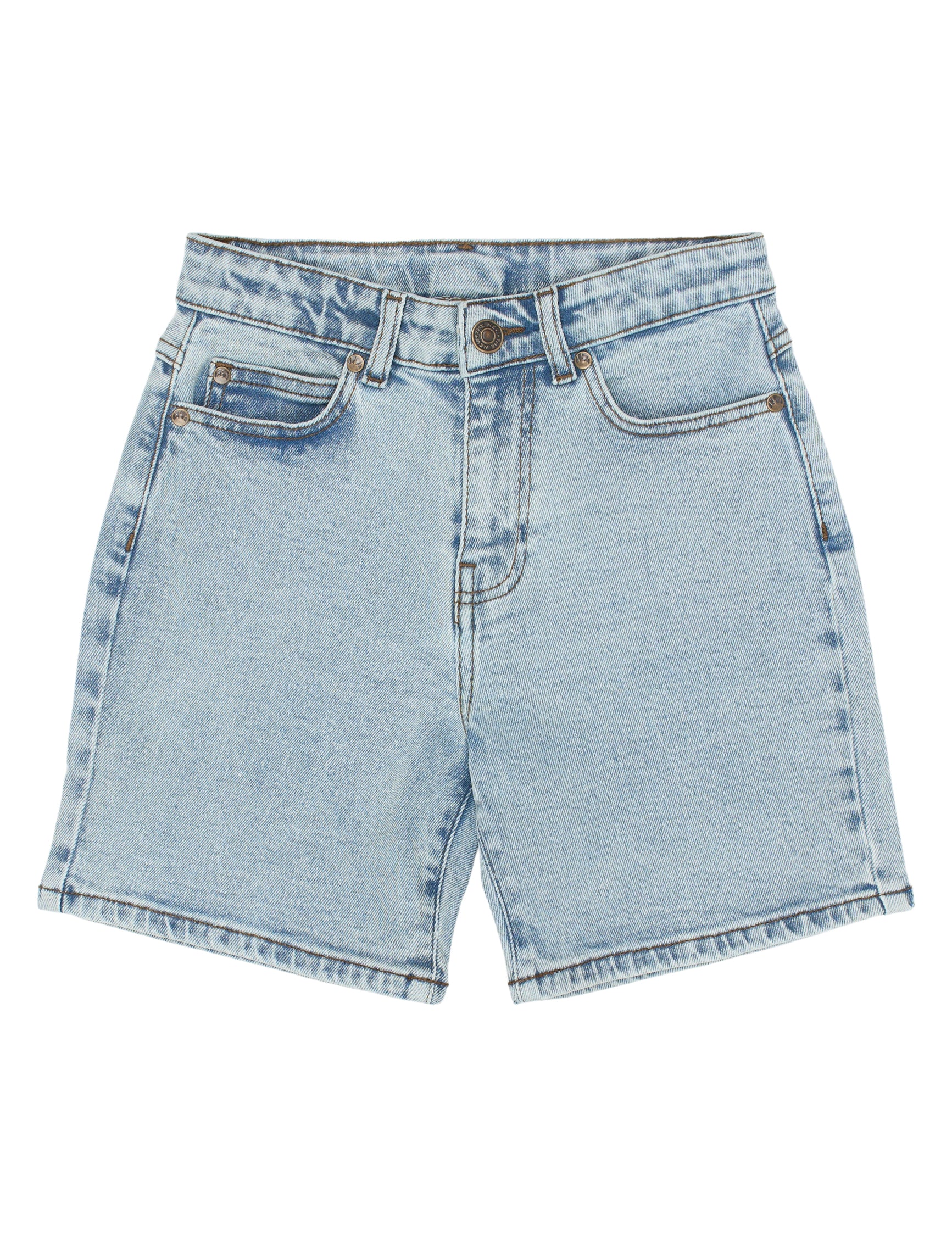 The New Josh denim shorts light blue denim