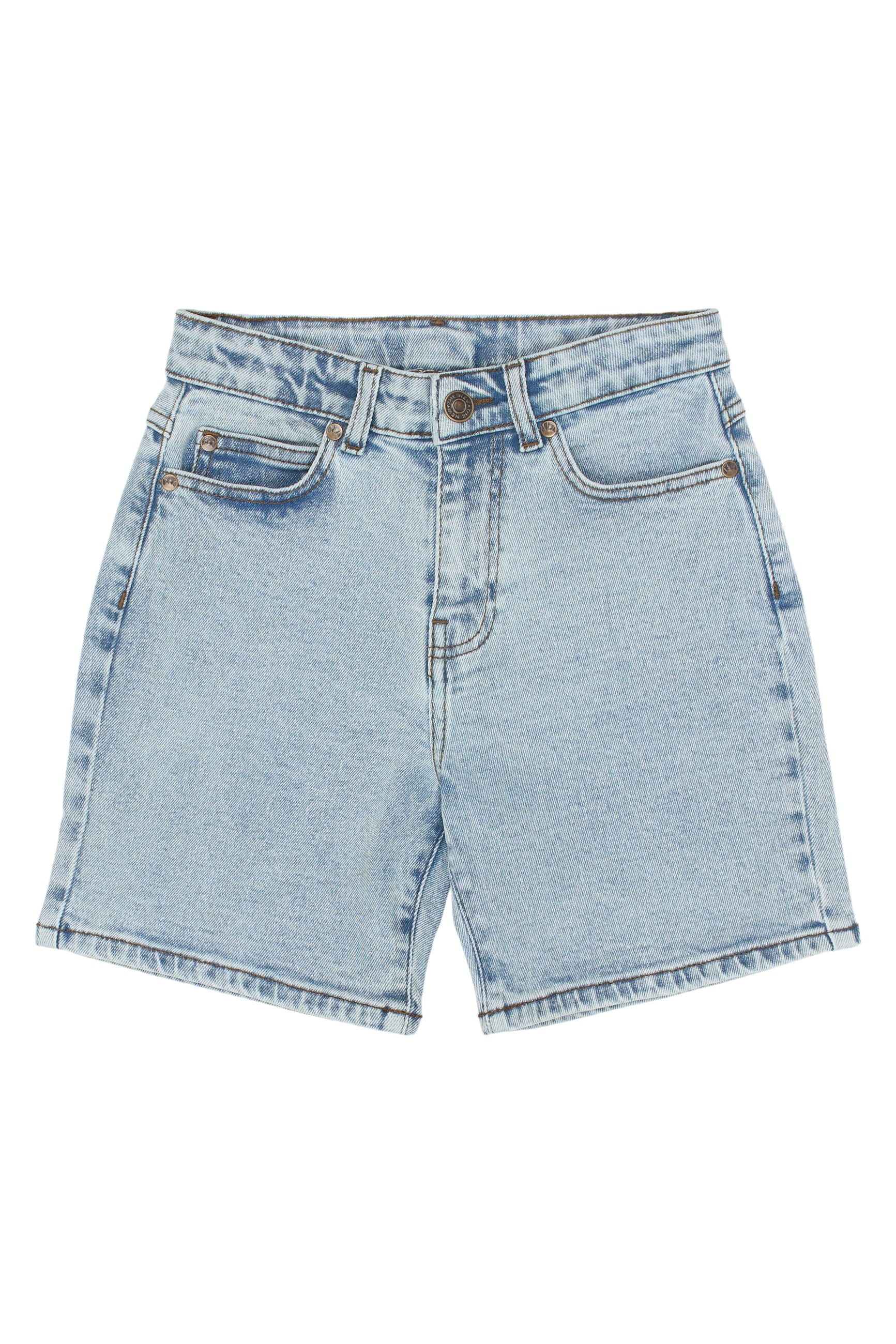 The New Josh denim shorts light blue denim