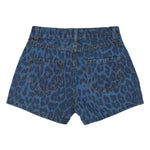 The New Prima regular fit denim shorts medium blue denim aop