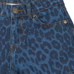 The New Prima regular fit denim shorts medium blue denim aop