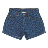 The New Prima regular fit denim shorts medium blue denim aop