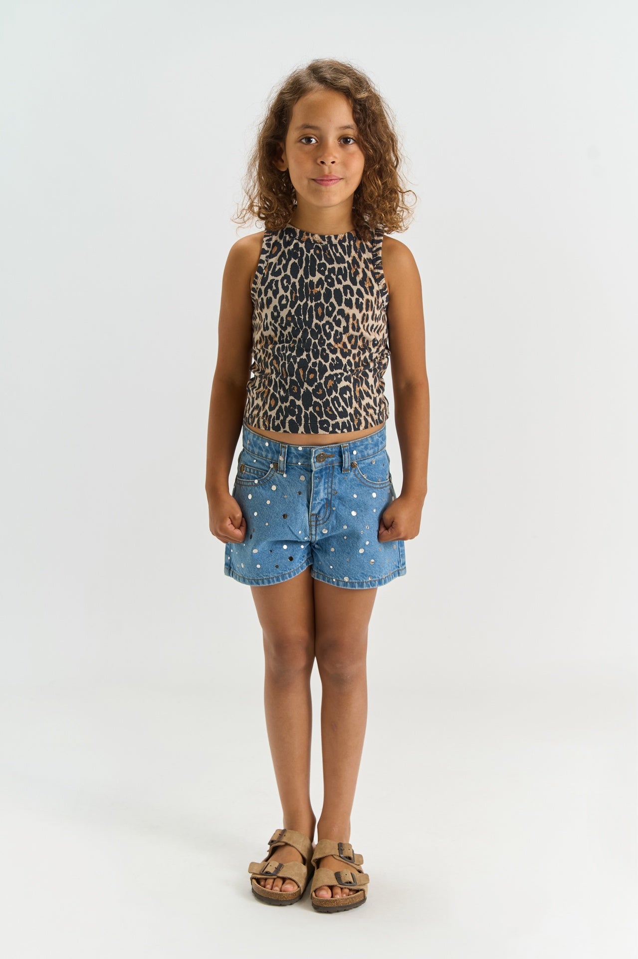 The New | Romina regular fit denim shorts