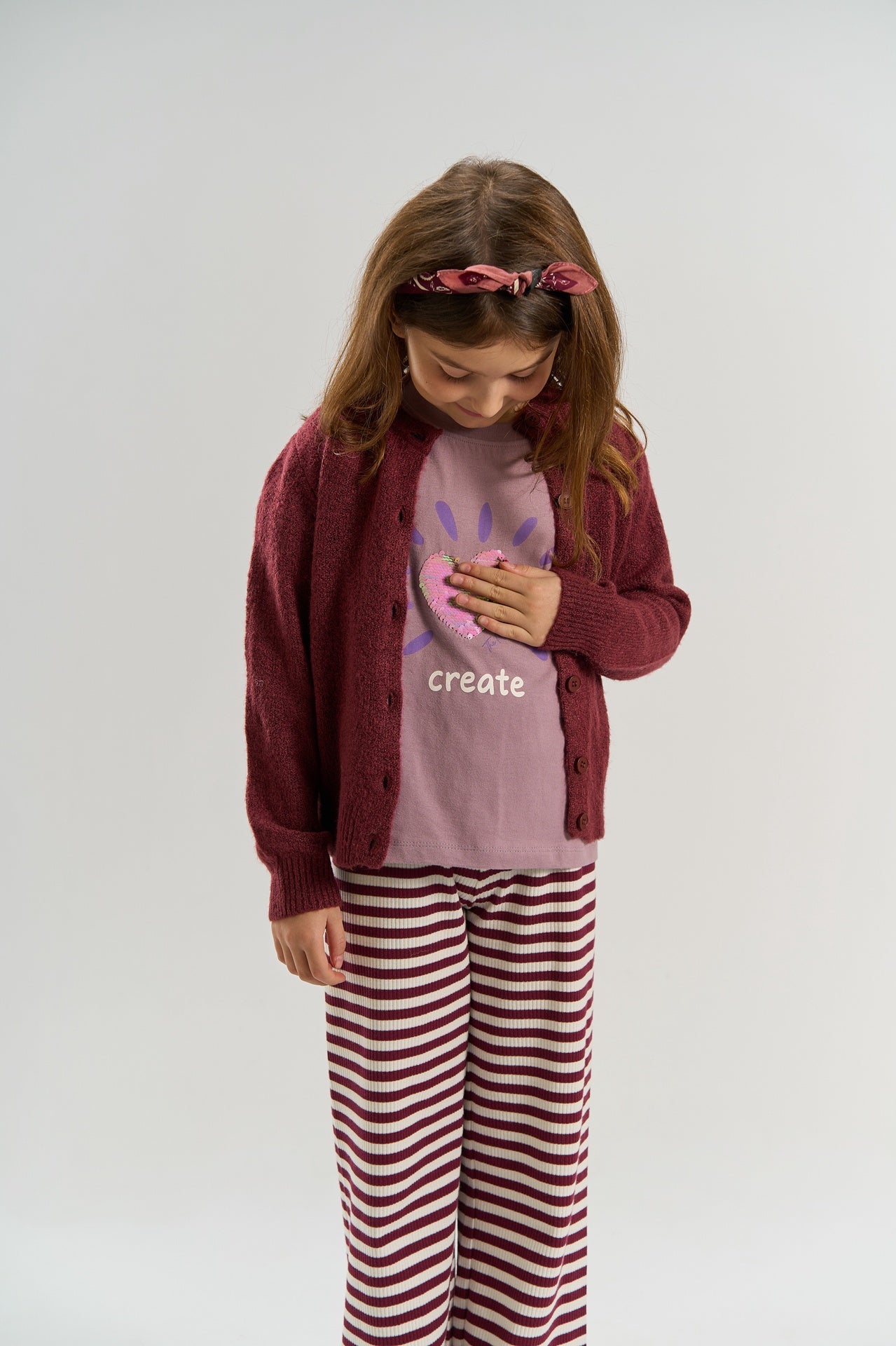 The New Siblings | TNSTVeri Knit Cardigan | Burgundy TN