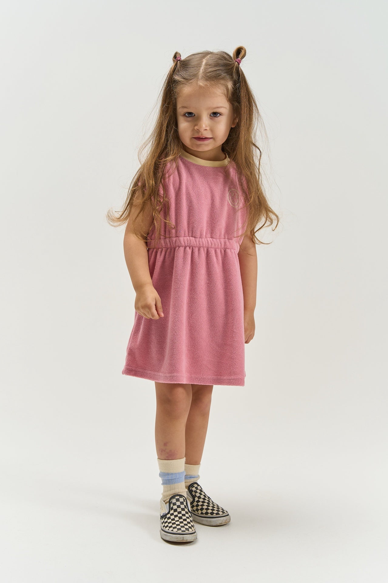 The New Siblings Tamira s_s terry dress cashmere rose