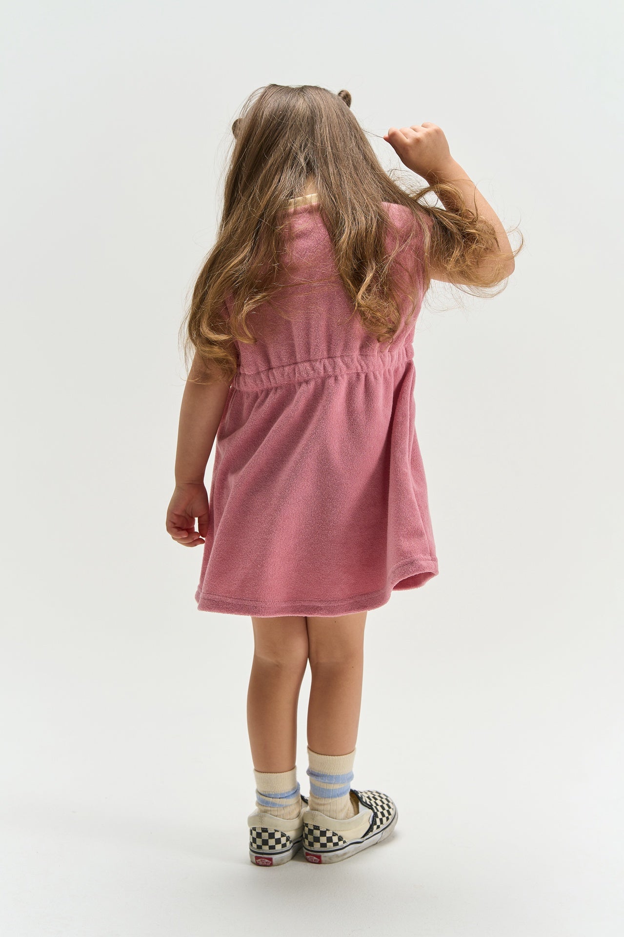 The New Siblings Tamira s_s terry dress cashmere rose