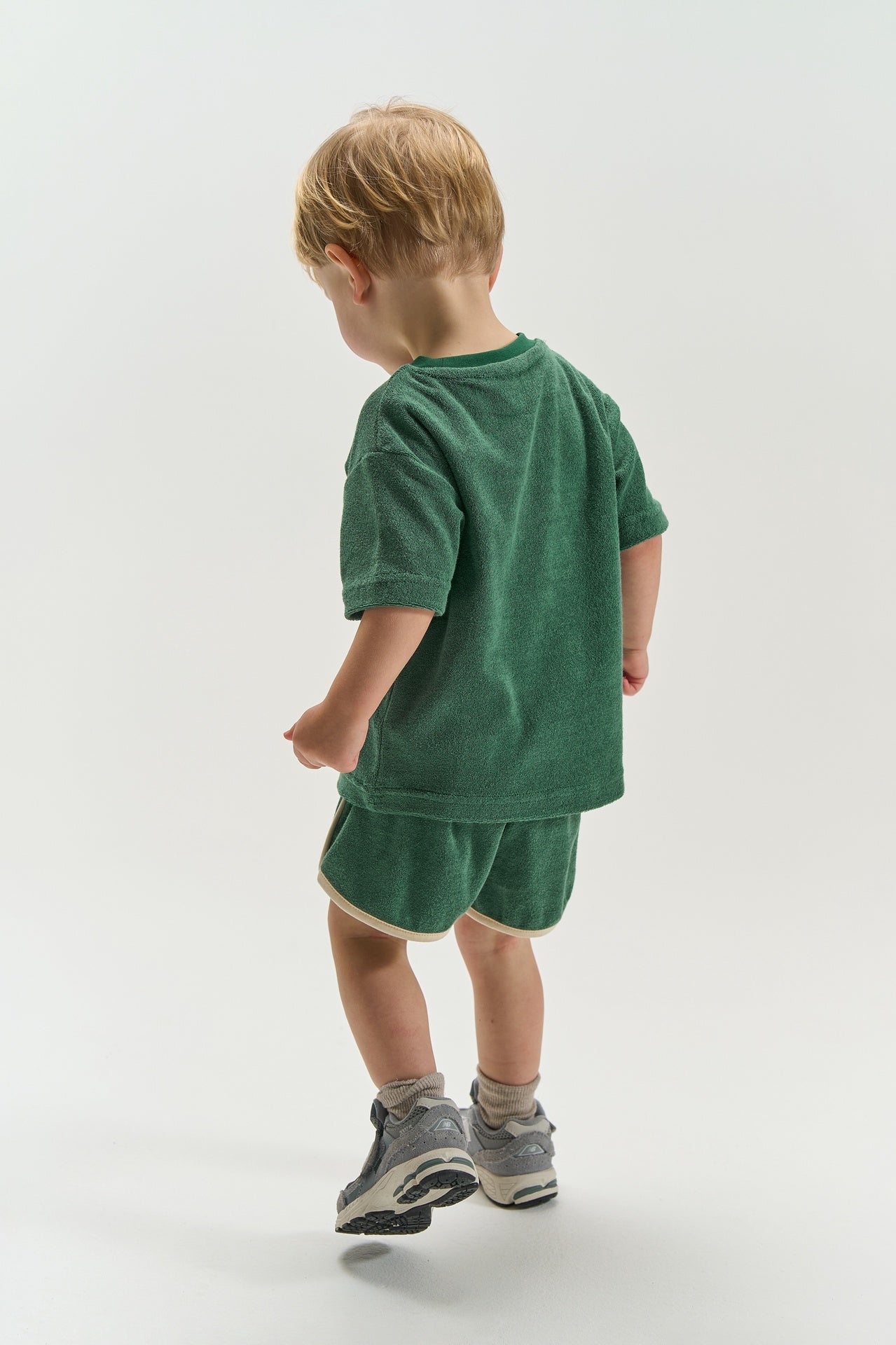 The New Siblings Terry os s_s tee posy green